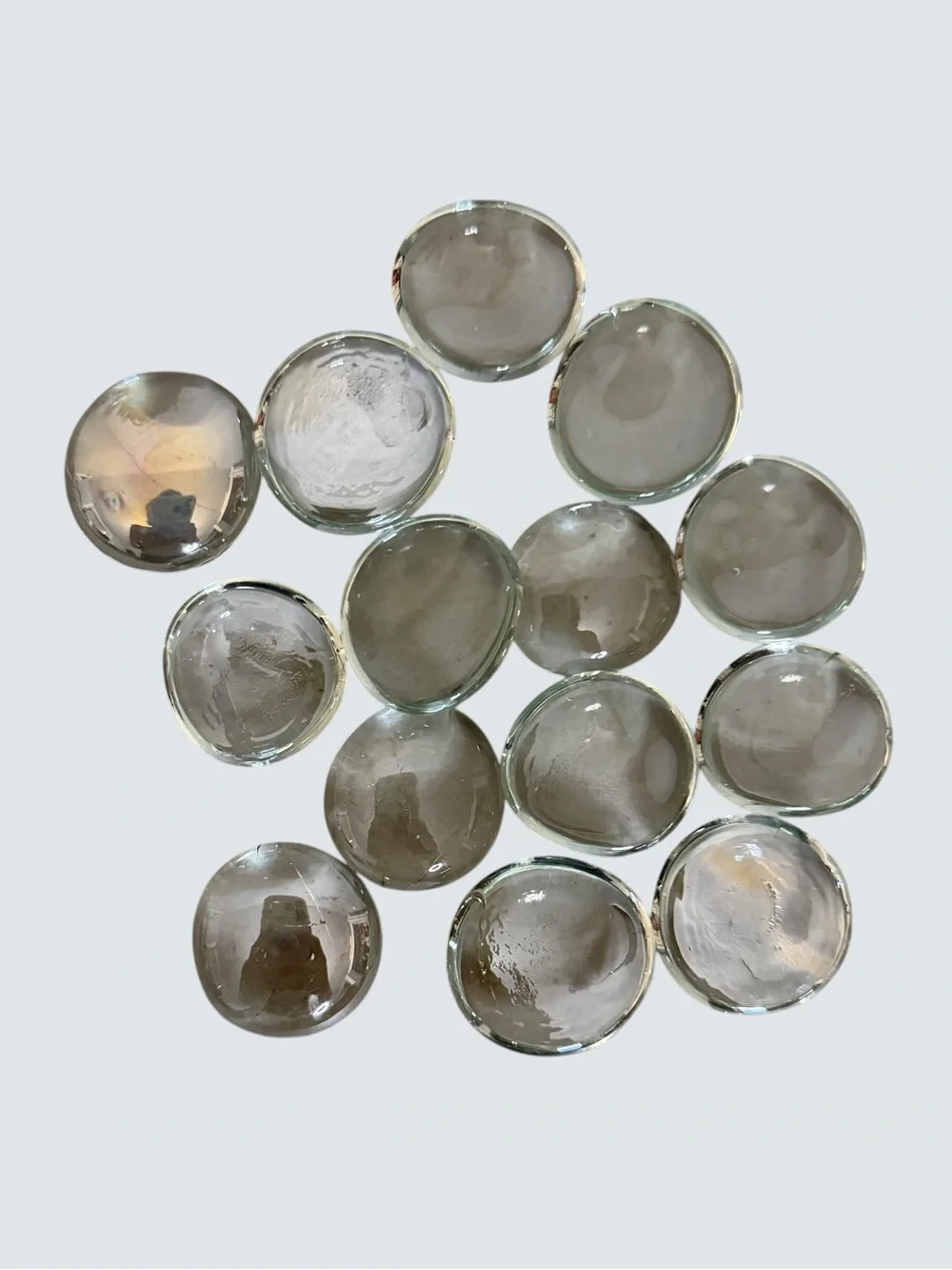 Clear Plastic Assorted Round Decorative Bowl Filler Gemstones